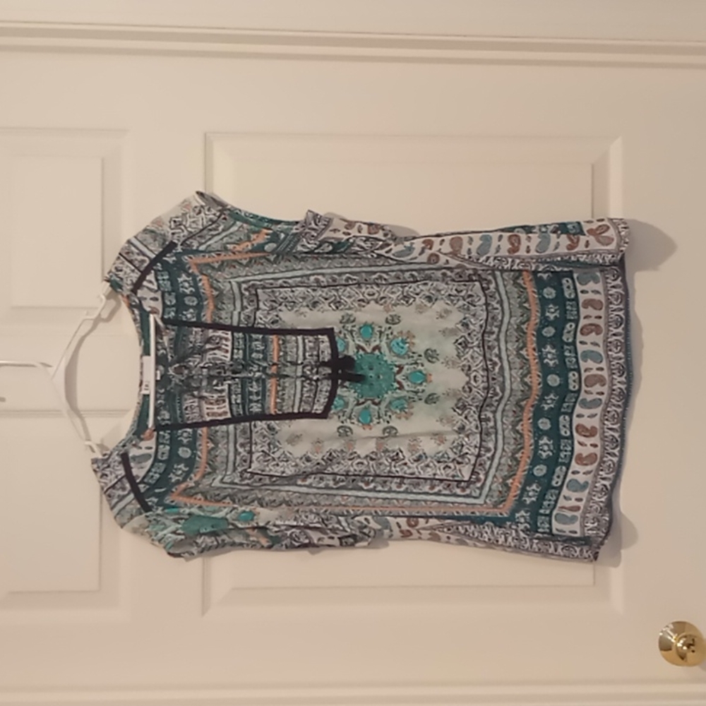 DR2 Multicolor Patterned Blouse